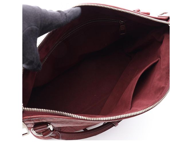 Louis Vuitton Ixia PM Handtasche Bordeaux - Ansicht 3