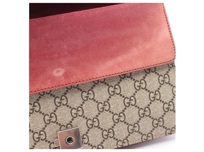 Borsa a tracolla Gucci Dionysus GG Blooms Marrone Multicolore Beige - vista 7