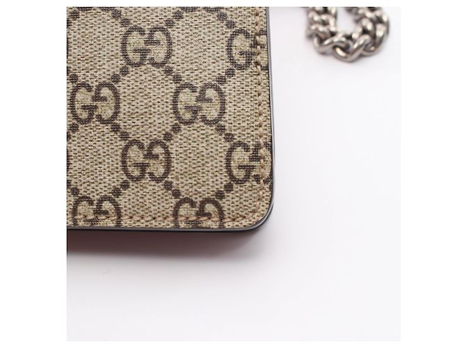 Borsa a tracolla Gucci Dionysus GG Blooms Marrone Multicolore Beige - vista 9