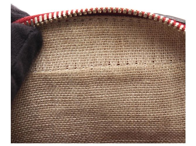 Borsa a tracolla Gucci Bree Guccissima in pelle rossa Rosso - vista 5