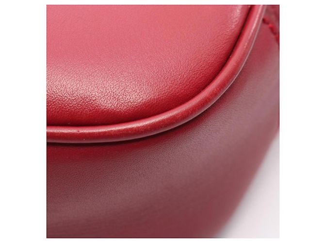 Borsa a tracolla Gucci Bree Guccissima in pelle rossa Rosso - vista 7
