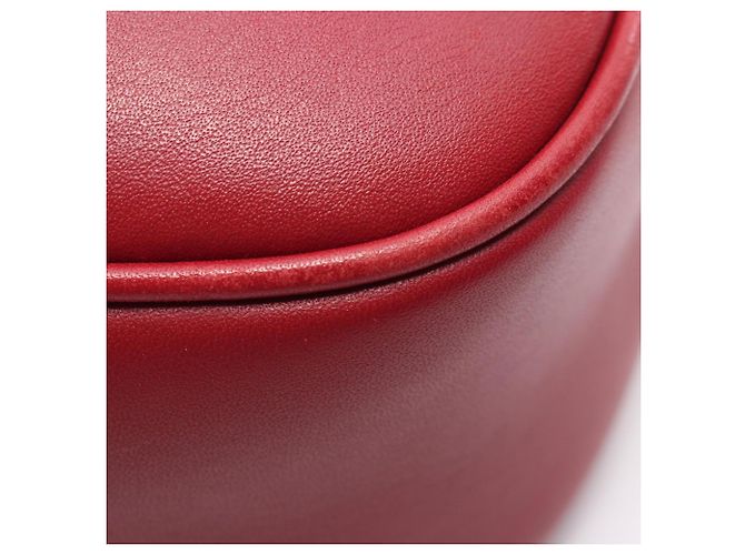 Borsa a tracolla Gucci Bree Guccissima in pelle rossa Rosso - vista 8