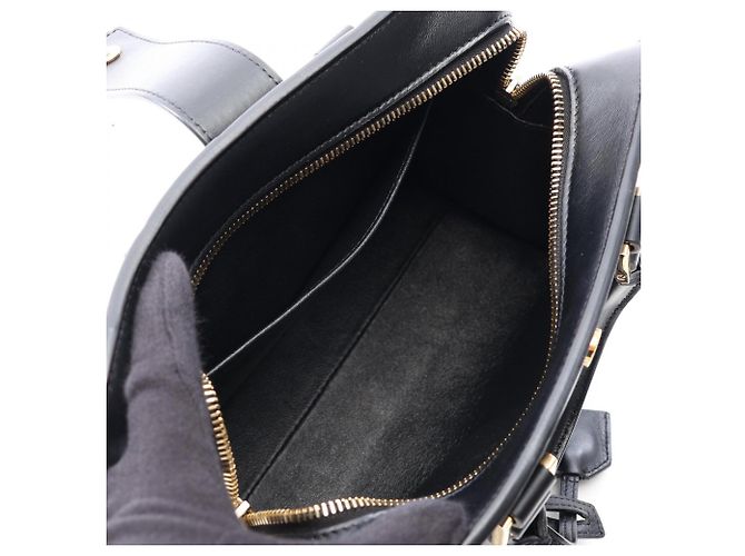 Borsa a mano in pelle nera Yves Saint Laurent Nero - vista 3
