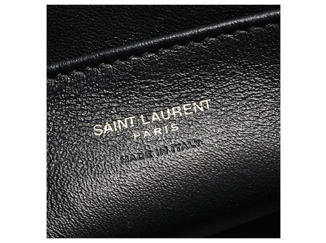 Borsa a mano in pelle nera Yves Saint Laurent Nero - vista 4