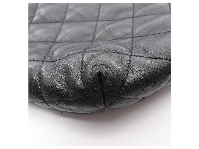 Borsa Tote Icare Maxi in pelle nera Yves Saint Laurent Nero - vista 11