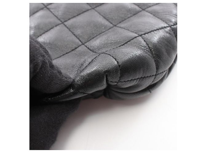 Borsa Tote Icare Maxi in pelle nera Yves Saint Laurent Nero - vista 12