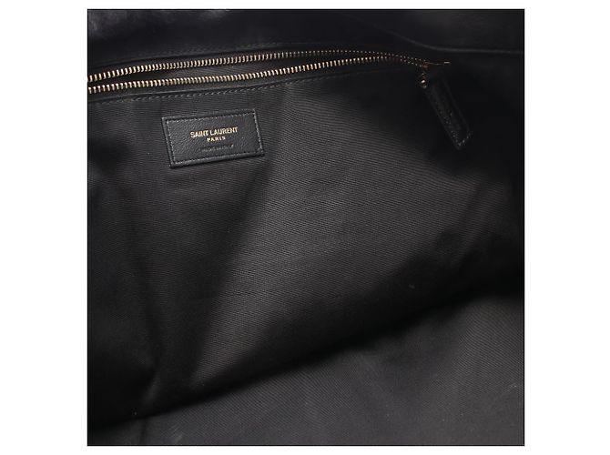 Borsa Tote Icare Maxi in pelle nera Yves Saint Laurent Nero - vista 5