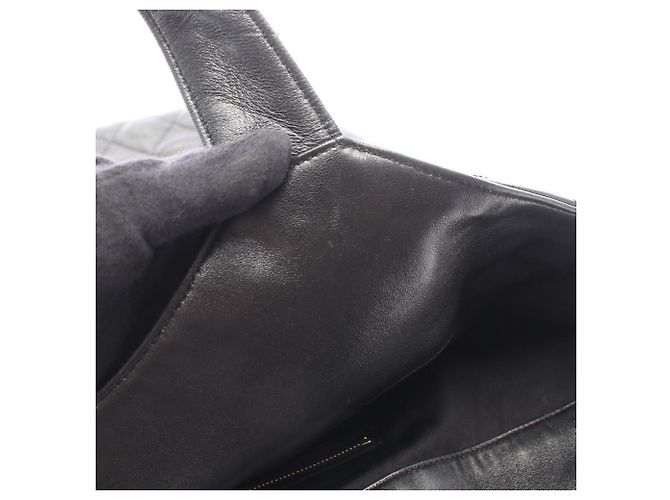Borsa Tote Icare Maxi in pelle nera Yves Saint Laurent Nero - vista 6