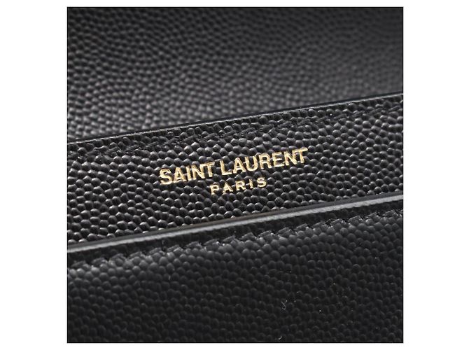 Borsa a tracolla in pelle nera Yves Saint Laurent Nero - vista 4
