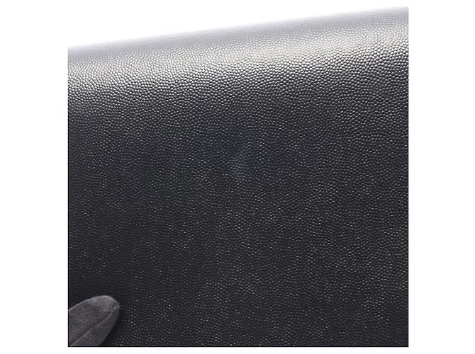 Borsa a tracolla in pelle nera Yves Saint Laurent Nero - vista 5