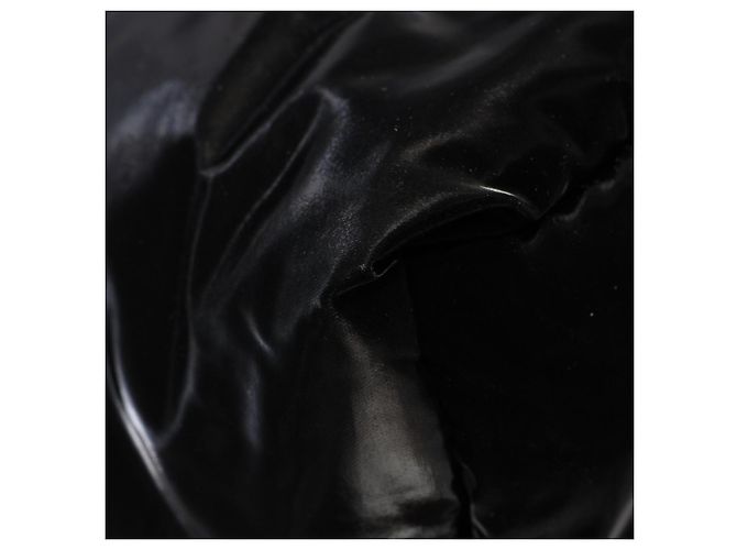 Borsa Tote Puffer ampia in nylon nero Yves Saint Laurent - vista 5