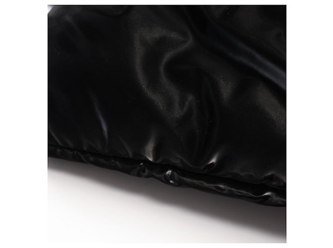 Borsa Tote Puffer ampia in nylon nero Yves Saint Laurent - vista 6