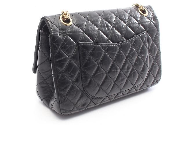 Borsa a tracolla Chanel 2.55 Mademoiselle Nero - vista 2