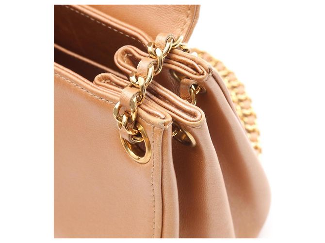 Borsa a tracolla Chanel 2.55 Chocolate Bar Rosa - vista 12