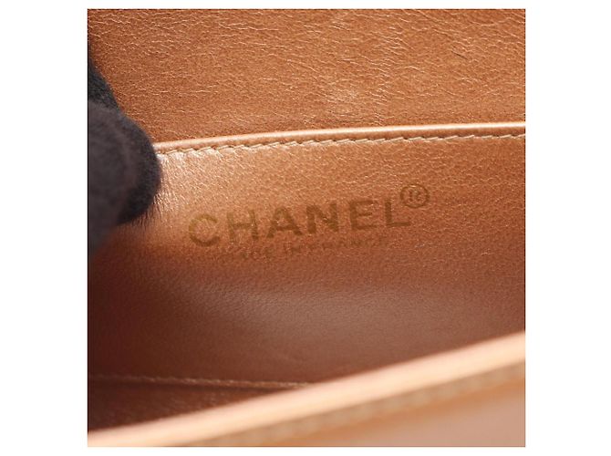 Borsa a tracolla Chanel 2.55 Chocolate Bar Rosa - vista 4