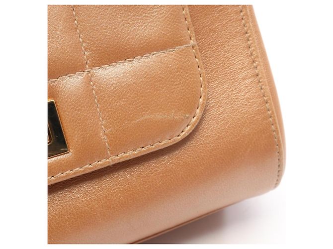 Borsa a tracolla Chanel 2.55 Chocolate Bar Rosa - vista 6