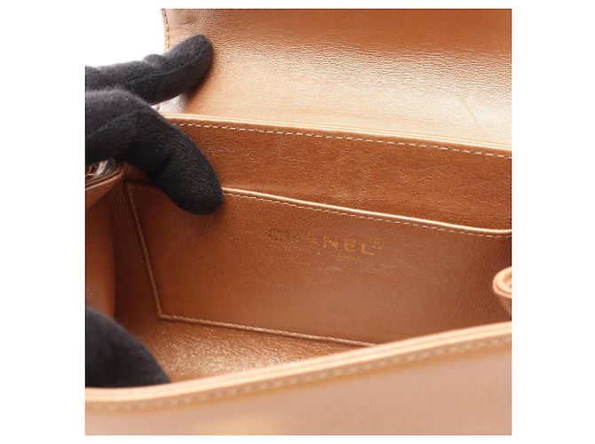 Borsa a tracolla Chanel 2.55 Chocolate Bar Rosa - vista 8