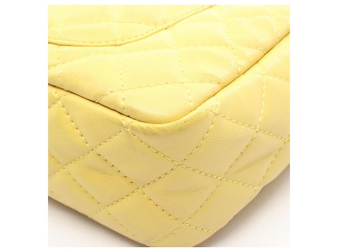Chanel 2.55 Matelassé Schultertasche Gelb - Ansicht 10