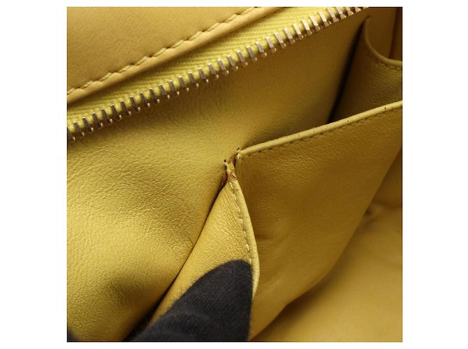 Chanel 2.55 Matelassé Schultertasche Gelb - Ansicht 6
