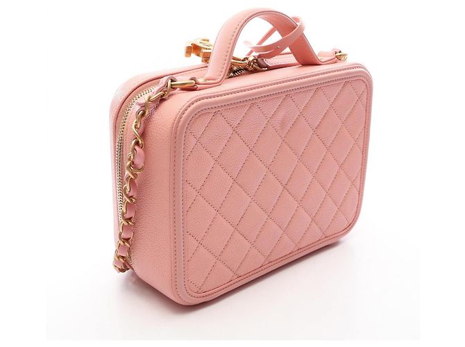 Sac Vanity Chanel CC Figley Rose - vue 2