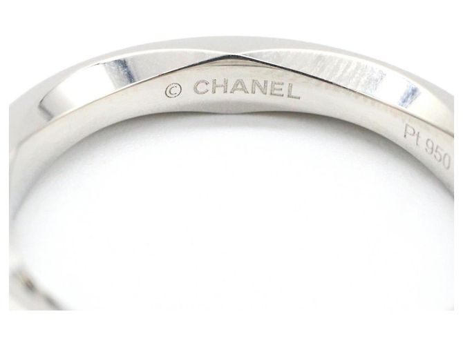 Anello Chanel Camelia in Platino 950 - vista 4
