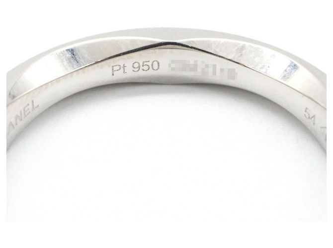 Anello Chanel Camelia in Platino 950 - vista 5