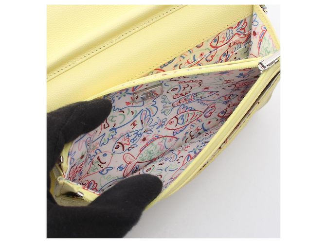 Borsa a tracolla Chanel Cruise Matelassé Giallo - vista 13