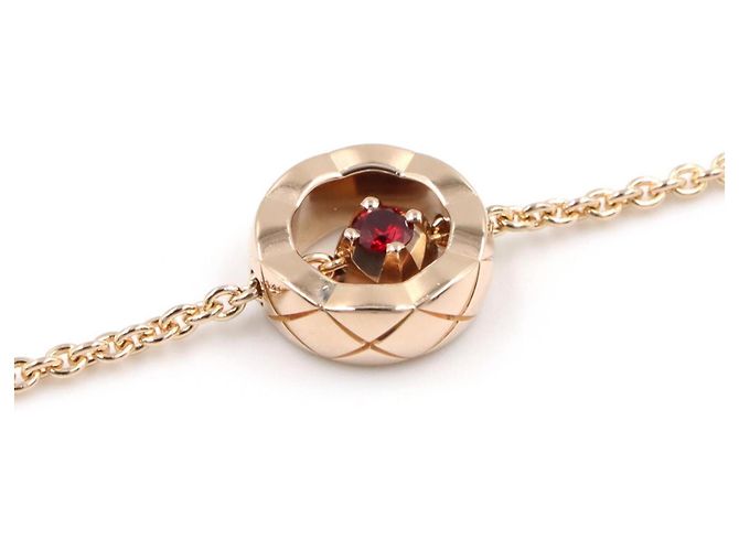 Chanel Coco Crush Armband mit Rubinen Golden - Ansicht 6