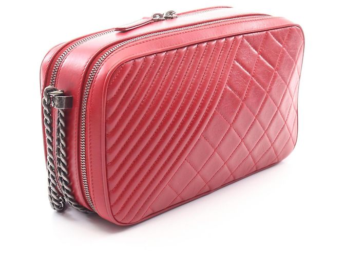 Bolso Chanel Coco Boy Camera Bag Roja - vista 2