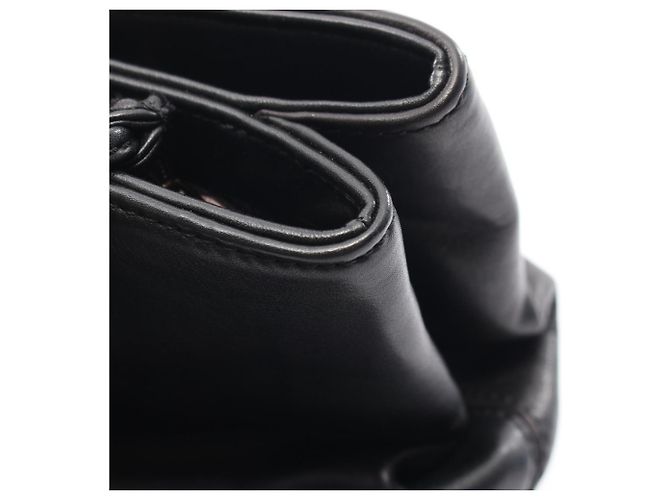 Sac cabas Chanel Coco Mark Marron Noir - vue 12