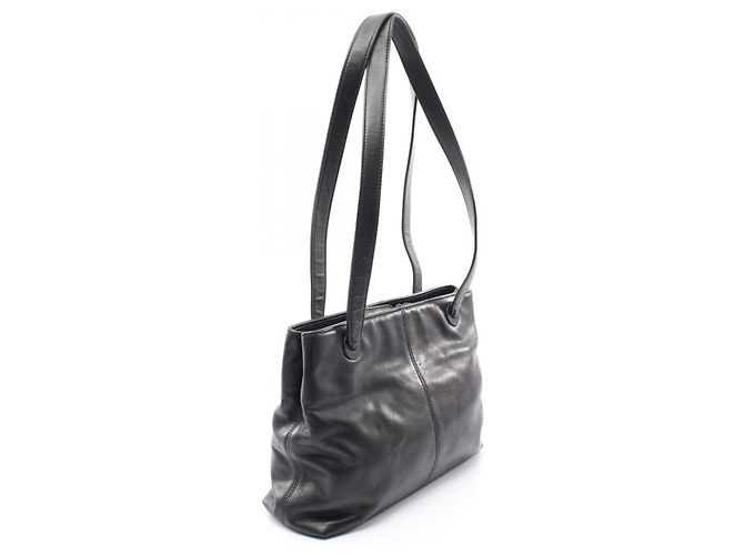 Sac cabas Chanel Coco Mark Marron Noir - vue 2