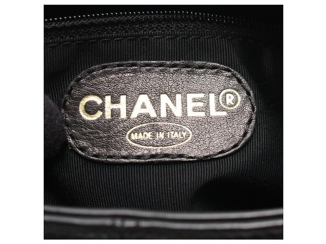 Sac cabas Chanel Coco Mark Marron Noir - vue 5