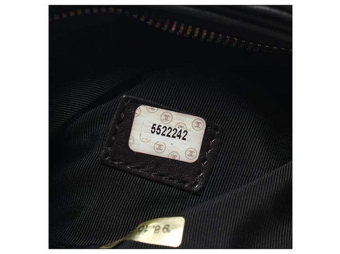 Sac cabas Chanel Coco Mark Marron Noir - vue 6