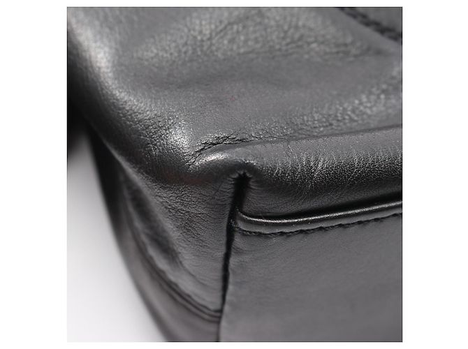 Sac cabas Chanel Coco Mark Marron Noir - vue 7