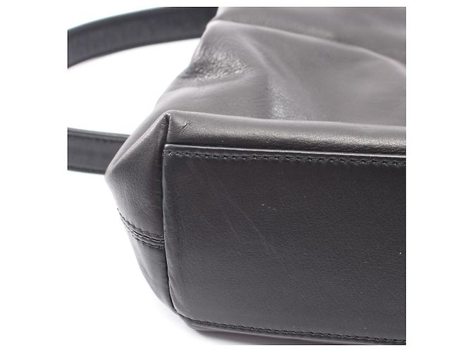 Sac cabas Chanel Coco Mark Marron Noir - vue 9