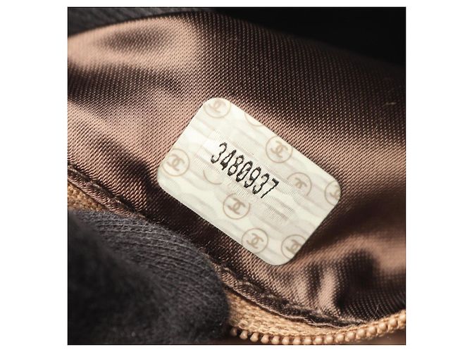 Bolso de hombro Chanel Coco Mark Matelassé Beige - vista 5