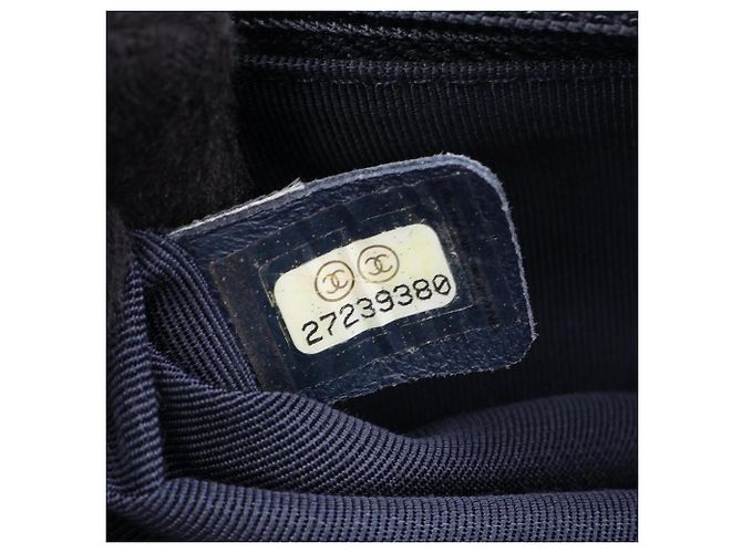 Borsa a tracolla Chanel Turnlock Blu - vista 5