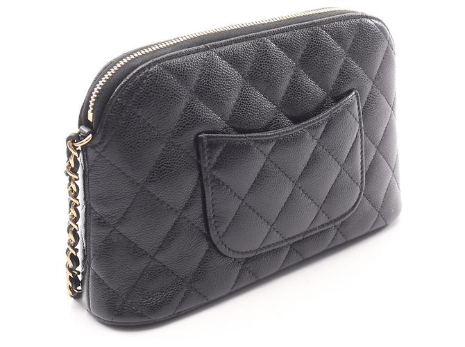 Chanel Matelassé Classic Handtasche Schwarz - Ansicht 2