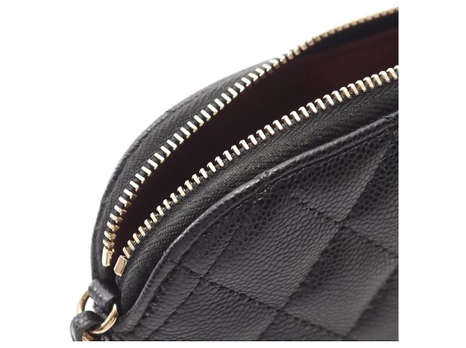 Chanel Matelassé Classic Handtasche Schwarz - Ansicht 7