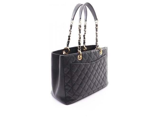 Borsa Tote Chanel Matelassé Grand Shopping Nero - vista 2