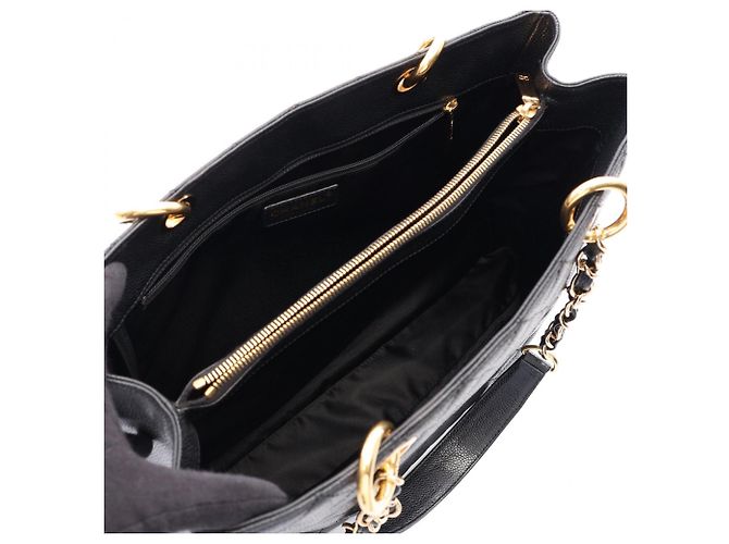 Borsa Tote Chanel Matelassé Grand Shopping Nero - vista 3