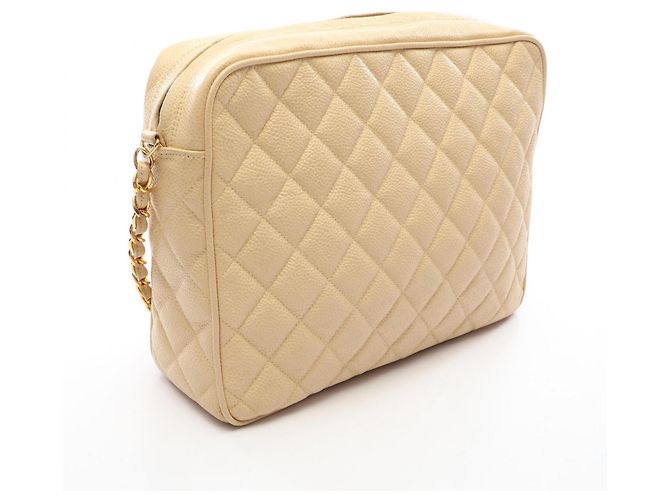 Bolsa Chanel Matelassé Bege - vista 2