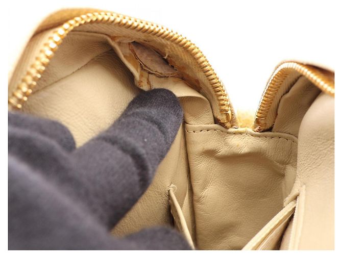 Bolsa Chanel Matelassé Bege - vista 8