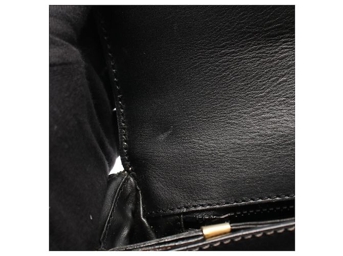 Céline Celine Schultertasche aus schwarzem Leder - Ansicht 12