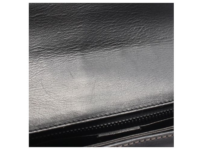 Céline Celine Schultertasche aus schwarzem Leder - Ansicht 13