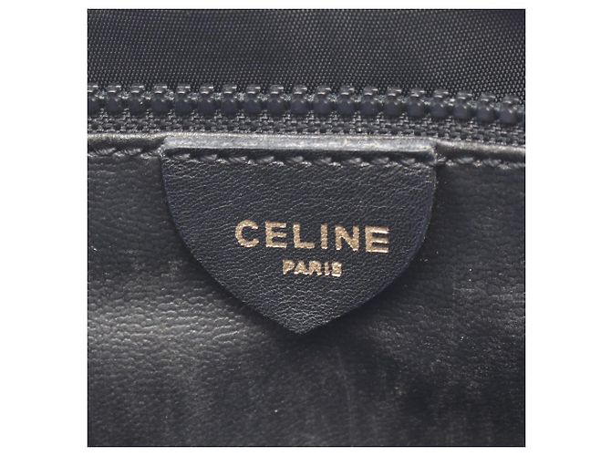 Céline Celine Schultertasche aus schwarzem Leder - Ansicht 4