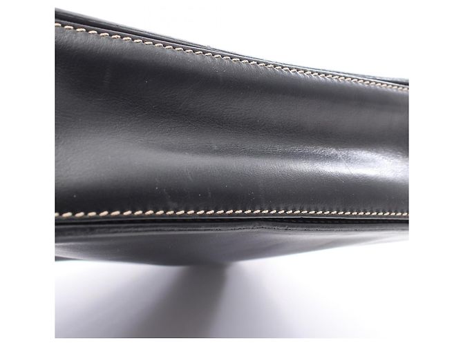 Céline Celine Schultertasche aus schwarzem Leder - Ansicht 6