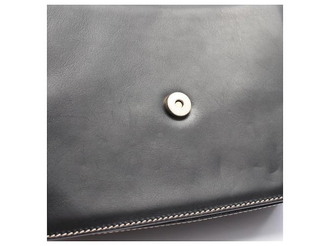 Céline Celine Schultertasche aus schwarzem Leder - Ansicht 7