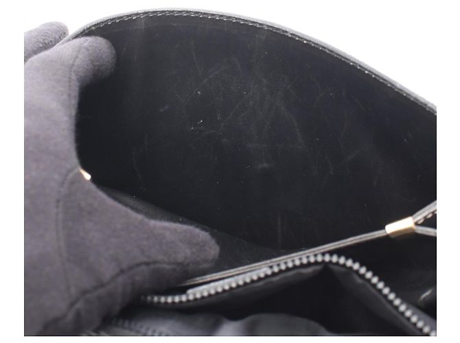 Céline Celine Schultertasche aus schwarzem Leder - Ansicht 9