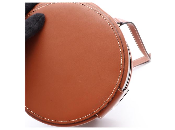 Céline Borsa a tracolla Celine Tambour Medium Triomphe Marrone Nero - vista 5
